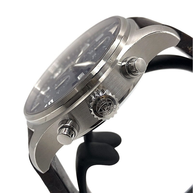 インターナショナルウォッチカンパニー IWC パイロットウォッチ クロノグラフ プティ・プランス IW377706 ブルー×シルバー SS メンズ 腕時計