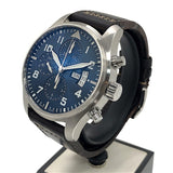 インターナショナルウォッチカンパニー IWC パイロットウォッチ クロノグラフ プティ・プランス IW377706 ブルー×シルバー SS メンズ 腕時計