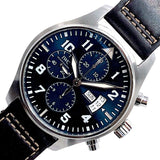 インターナショナルウォッチカンパニー IWC パイロットウォッチ クロノグラフ プティ・プランス IW377706 ブルー×シルバー SS メンズ 腕時計