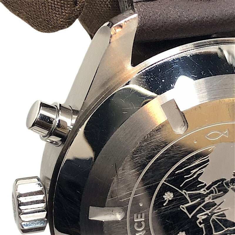 インターナショナルウォッチカンパニー IWC パイロットウォッチ クロノグラフ プティ・プランス IW377706 ブルー×シルバー SS メンズ 腕時計