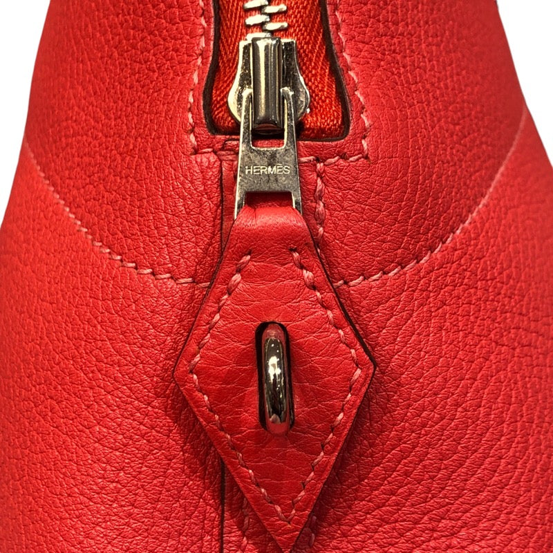 エルメス HERMES ボリード31 ルージュピヴォワンヌ トリヨンクレマンス レディース ハンドバッグ