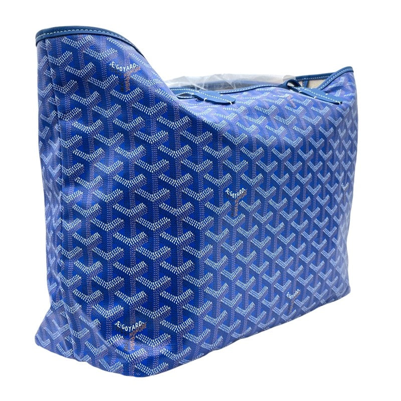 ゴヤール GOYARD サンルイPM ブルー コーティングキャンバス