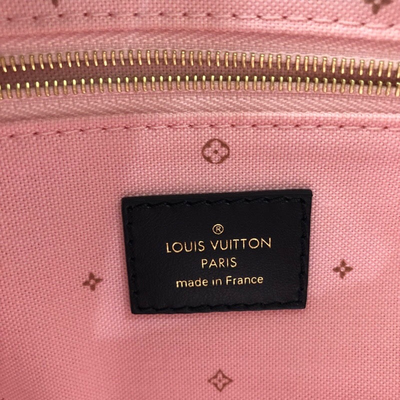 ルイ・ヴィトン LOUIS VUITTON スピーディ・バンドリエール25 M20852 ブラック/ピンク　ゴールド金具 モノグラムキャンバス レディース ショルダーバッグ