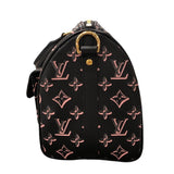 ルイ・ヴィトン LOUIS VUITTON スピーディ・バンドリエール25 M20852 ブラック/ピンク　ゴールド金具 モノグラムキャンバス レディース ショルダーバッグ