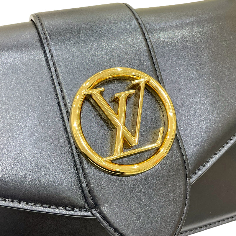 ルイ・ヴィトン LOUIS VUITTON ポンヌフ M55948 ノワール ゴールド金具 レザー レディース ショルダーバッグ |  中古ブランドリユースショップ OKURA(おお蔵)