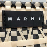 マルニ MARNI カゴバッグ ホワイト/ブラック ポリプロピレン レディース トートバッグ