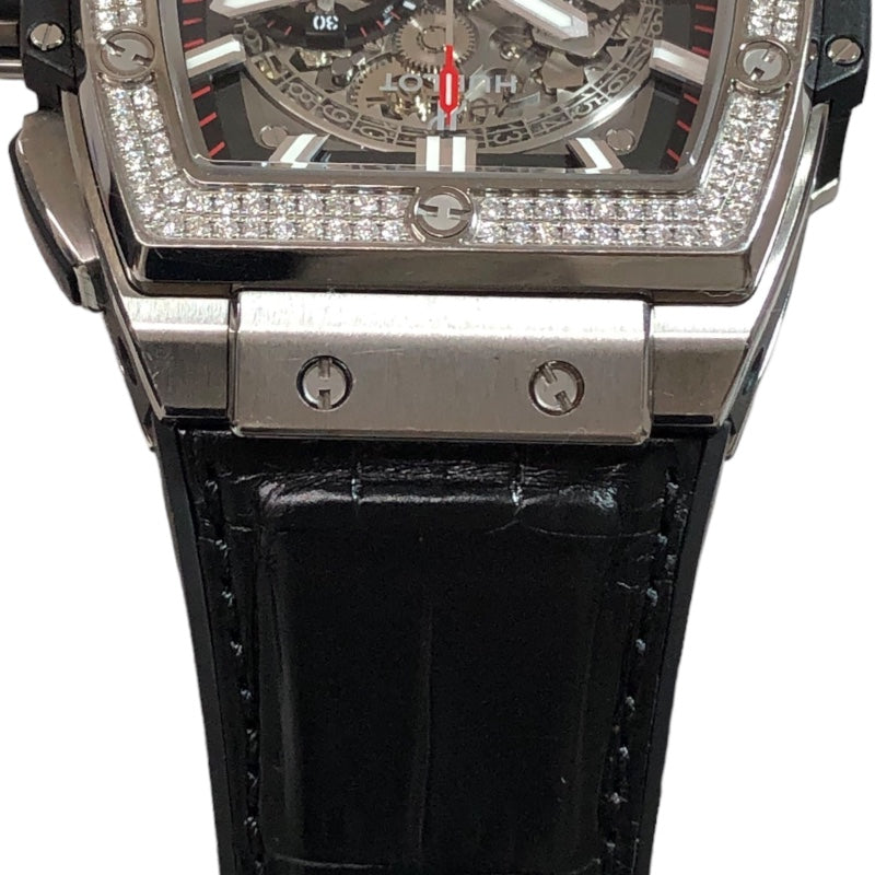 ウブロ HUBLOT スピリット・オブ・ビッグバン チタニウム ダイヤモンド 601.NX.0173.LR.1104 チタン メンズ 腕時計