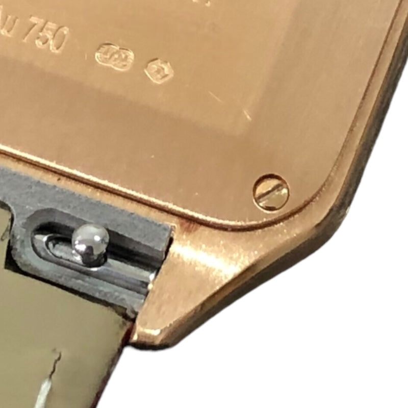 カルティエ Cartier サントスデュモンSM WJSA0017 K18ピンクゴールド クオーツ レディース 腕時計