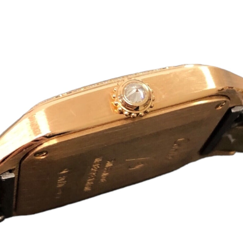 カルティエ Cartier サントスデュモンSM WJSA0017 K18ピンクゴールド クオーツ レディース 腕時計