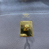 エルメス HERMES ケリー32 内縫い □Q刻 エトゥープ/GD金具 トゴ レディース ショルダーバッグ