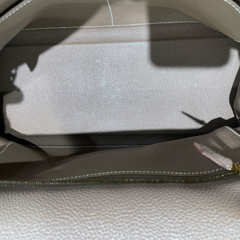 エルメス HERMES ケリー32 内縫い □Q刻 エトゥープ/GD金具 トゴ レディース ショルダーバッグ