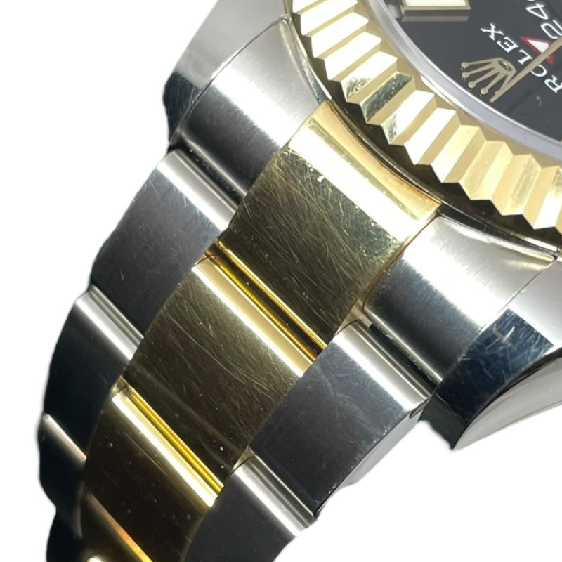 ロレックス ROLEX スカイドゥエラー ランダムシリアル 326933 ブラック K18YG/SS 自動巻き メンズ 腕時計