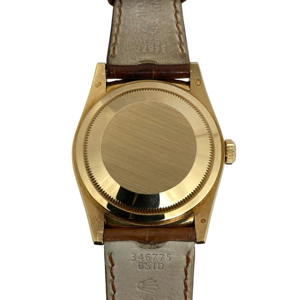 ロレックス ROLEX デイデイト36 ランダムシリアル 118138 コニャック K18YG/革ベルト 自動巻き メンズ 腕時計