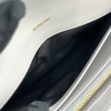 バーバリーロンドン  BURBERRY LONDON ロングウォレット グレー レザー レディース 長財布