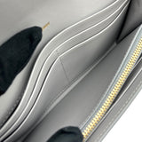 バーバリーロンドン  BURBERRY LONDON ロングウォレット グレー レザー レディース 長財布