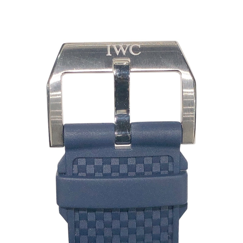 インターナショナルウォッチカンパニー IWC アクアタイマー　クロノグラフ　 ローレウス・スポーツ・フォオー・グッド IW379507 ブルー/ブラック ステンレススチール ラバー メンズ 腕時計