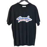 ジバンシィ GIVENCHY 3DグラフィックロゴプリントTシャツ BM71123002 ブラック コットン メンズ 半袖シャツ