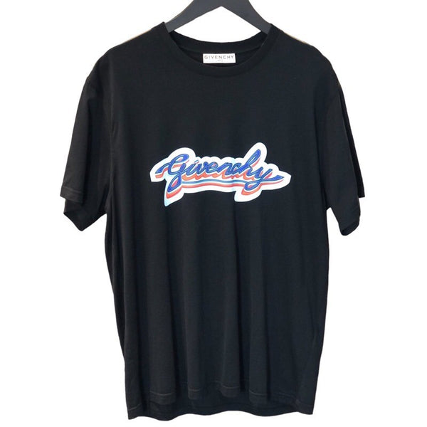 ジバンシィ GIVENCHY 3DグラフィックロゴプリントTシャツ BM71123002 ブラック コットン メンズ 半袖シャツ |  中古ブランドリユースショップ OKURA(おお蔵)