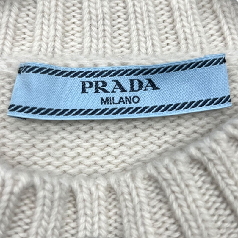 プラダ PRADA ウールカシミヤロゴクルーネックセーター P24A3G