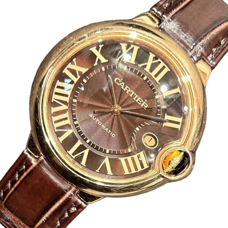 カルティエ Cartier バロンブルーLM W6920037 K18PG メンズ