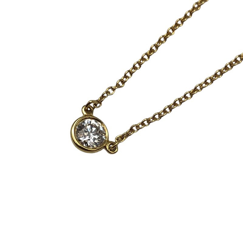 ティファニー TIFFANY＆CO バイザヤードネックレス K18YG ジュエリー