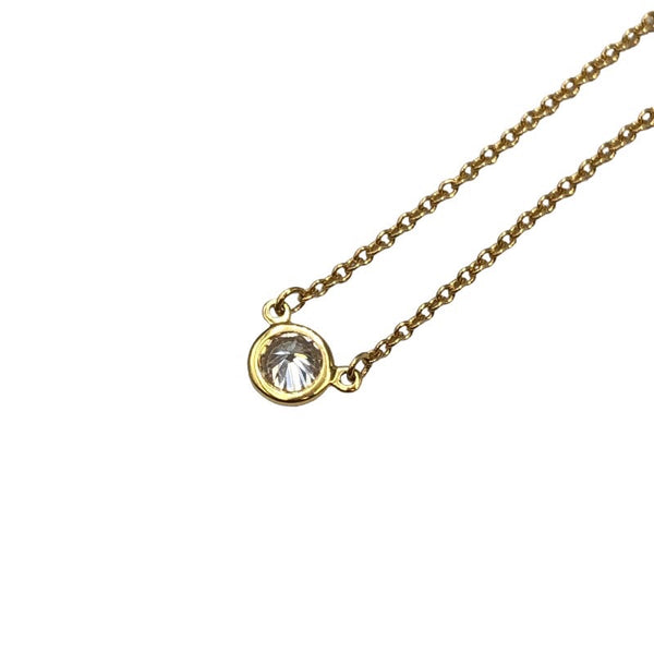 ティファニー TIFFANY＆CO バイザヤードネックレス K18YG ジュエリー