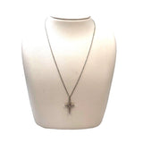 ティファニー TIFFANY＆CO スモールクロスネックレス Pt950  ジュエリー