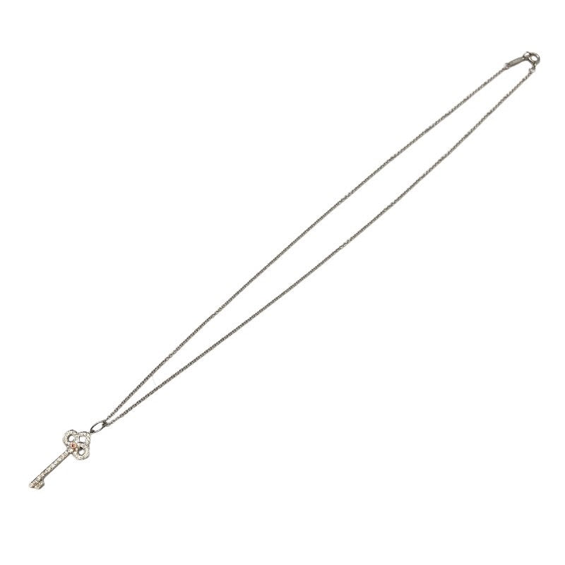 ティファニー TIFFANY＆CO フルールドリスキーネックレス K18PG/Pt950 ジュエリー