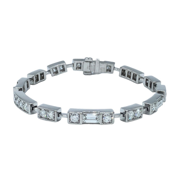 ハリーウィンストン HARRY WINSTON トラフィックブレスレット K18ホワイトゴールド K18WG ジュエリー