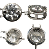 ダイヤモンド ネックレス プラチナ Pt850(チェーン)/Pt900(トップ) ダイヤモンド ジュエリー