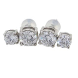 ダイヤモンド ピアス 0.731ct 0.705ct 0.40ct 0.40ct PT900 ダイヤモンド ジュエリー