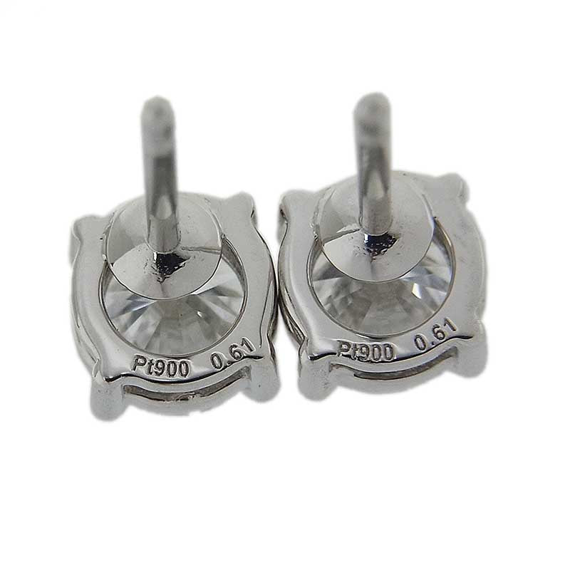 ダイヤモンド ピアス 0.61ct 0.61ct PT900 ダイヤモンド ジュエリー