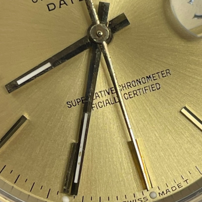 ロレックス ROLEX デイトジャスト36 E番 16233 ゴールド K18YG/SS 自動巻き メンズ 腕時計