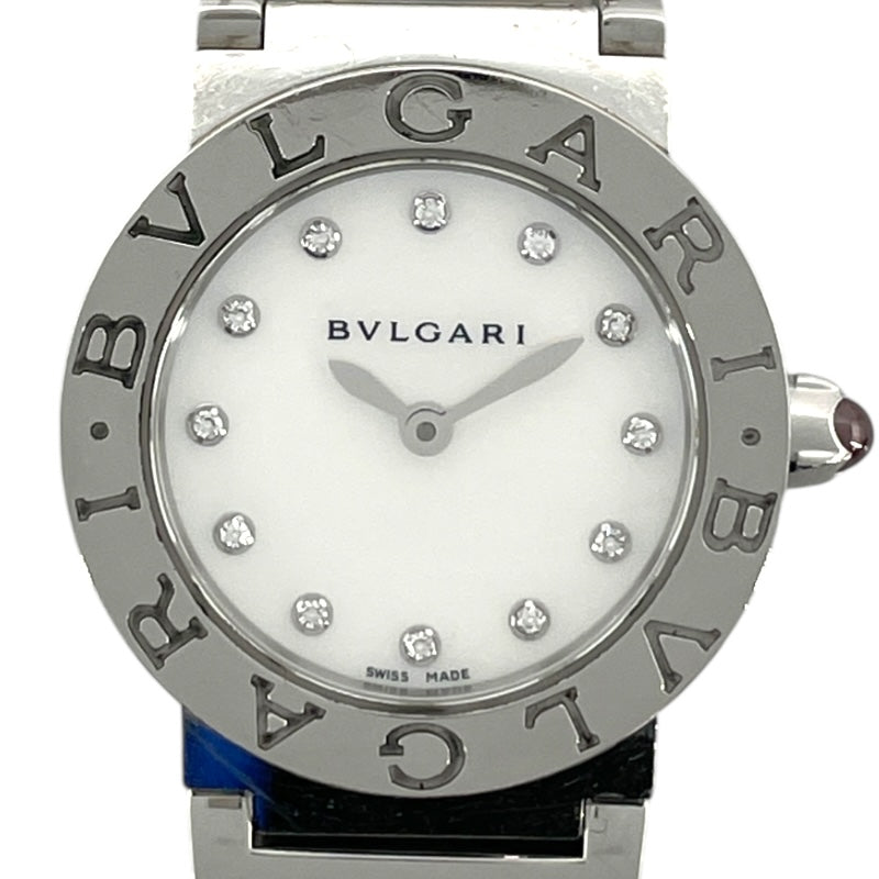 ブルガリ BVLGARI ブルガリブルガリ ホワイトシェル BBL26S ホワイト SS クオーツ レディース 腕時計