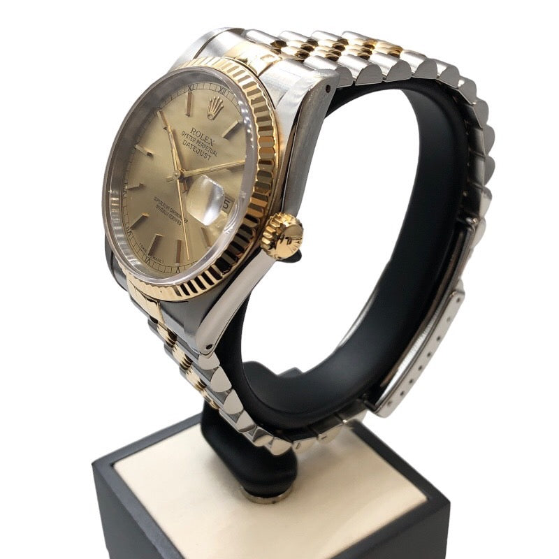 ロレックス ROLEX デイトジャスト 16233 ゴールド K18イエローゴールド SS メンズ 腕時計