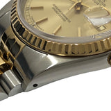 ロレックス ROLEX デイトジャスト E番 16233 シャンパンゴールド SS/K18YG 自動巻き メンズ 腕時計