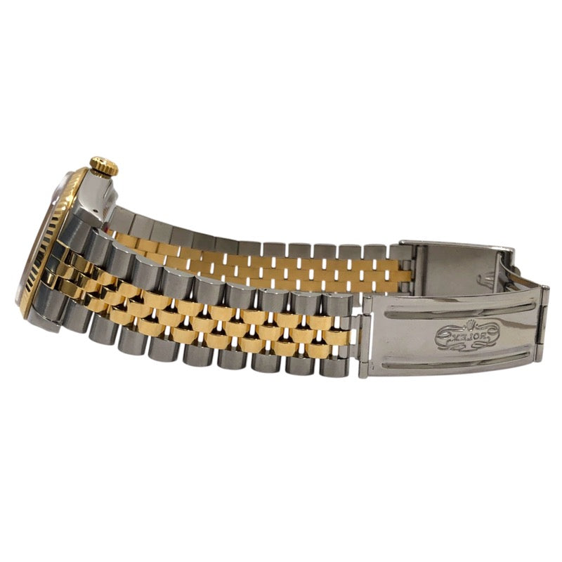 ロレックス ROLEX デイトジャスト E番 16233 シャンパンゴールド SS/K18YG 自動巻き メンズ 腕時計