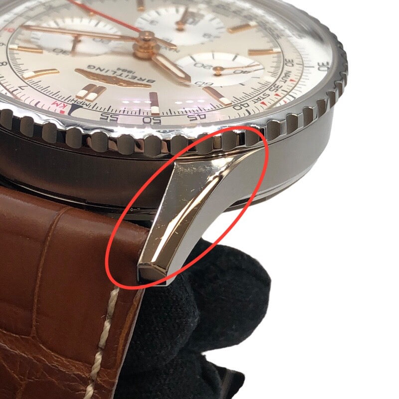 ブライトリング BREITLING ナビタイマー B01 クロノグラフ41 AB0139 ホワイト SS 自動巻き メンズ 腕時計