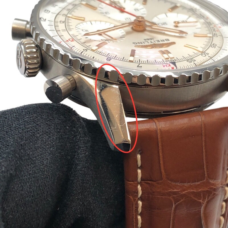 ブライトリング BREITLING ナビタイマー B01 クロノグラフ41 AB0139 ホワイト SS 自動巻き メンズ 腕時計