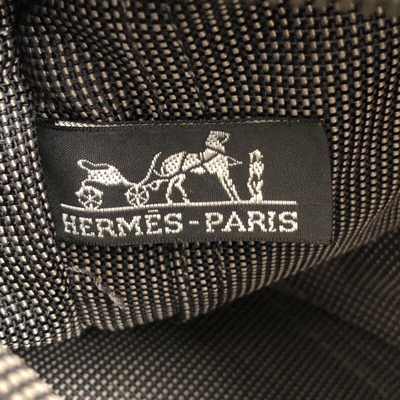 エルメス HERMES エールライン グレー キャンパス レディース ハンドバッグ
