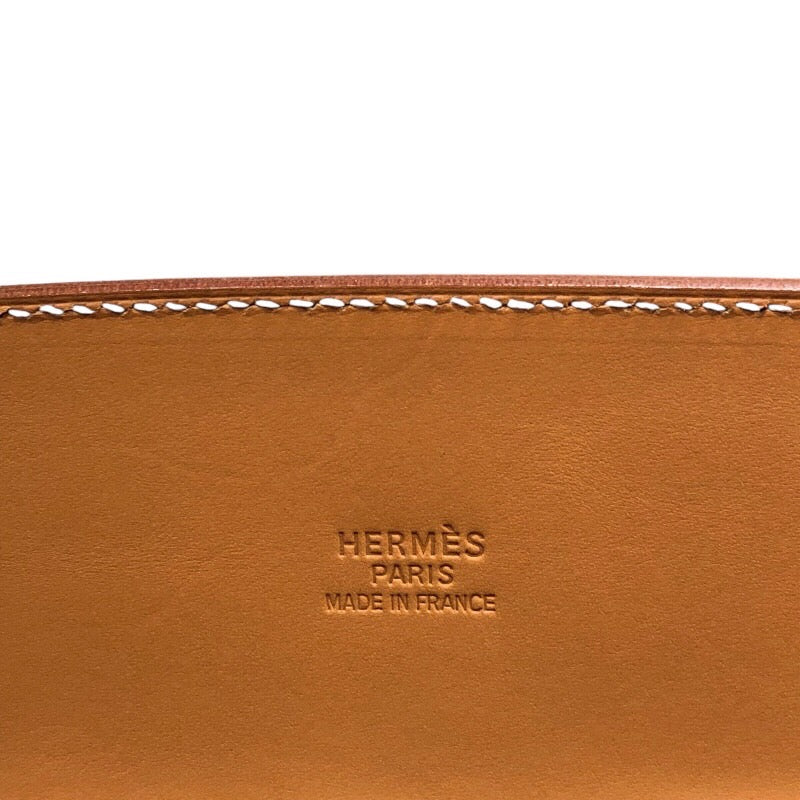 エルメス HERMES ホワイトバスGM □D刻 ナチュラル ヴァッシュ レディース ハンドバッグ