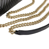 シャネル CHANEL ボーイシャネル Vステッチ チェーンウォレット AP1117 30番台 ブラック ゴールド金具 キャビアスキン レディース ショルダーバッグ