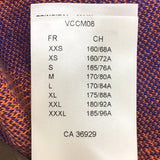 ルイ・ヴィトン LOUIS VUITTON LVジャズフライヤー 半袖ニット ラウンドネック 1AAU5K オレンジ×ブルー コットン100% メンズ ニット