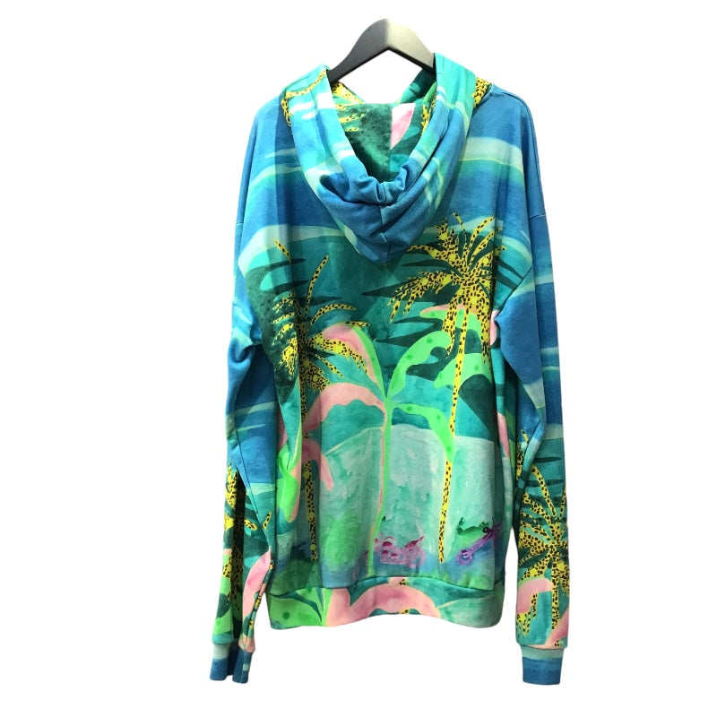 セリーヌ CELINE 総柄 スウェットパーカー 21SS 2Y290824M ブルー系 コットン100% メンズ パーカー