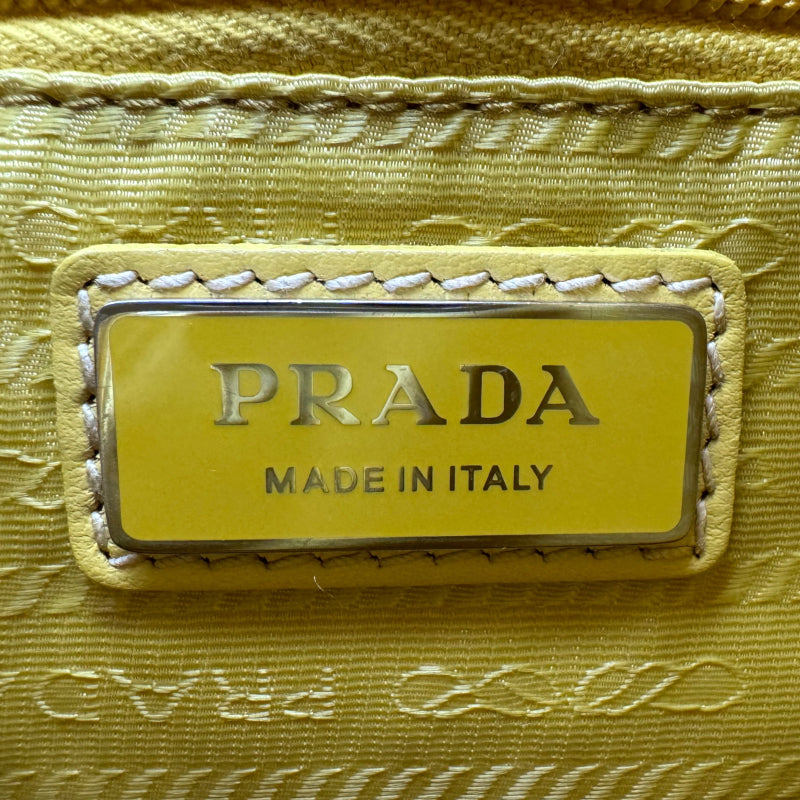 プラダ PRADA Re-Nylon ボディバッグ 2VZ092 イエロー シルバー金具 ナイロン ユニセックス ボディバッグ