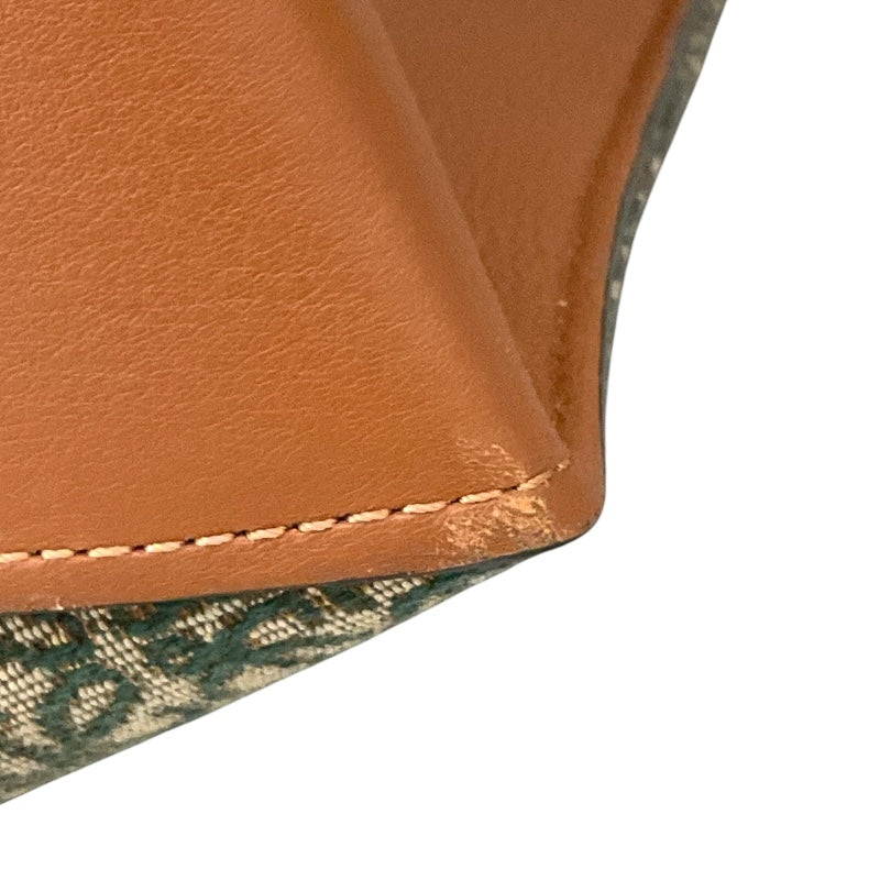 ロエベ LOEWE バックル ホリゾンタルトート グリーン アナグラムジャガード レディース トートバッグ