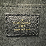 ルイ・ヴィトン LOUIS VUITTON プティット・サックプラ ブラック ゴールド金具 モノグラム・アンプラント レザー レディース ショルダーバッグ