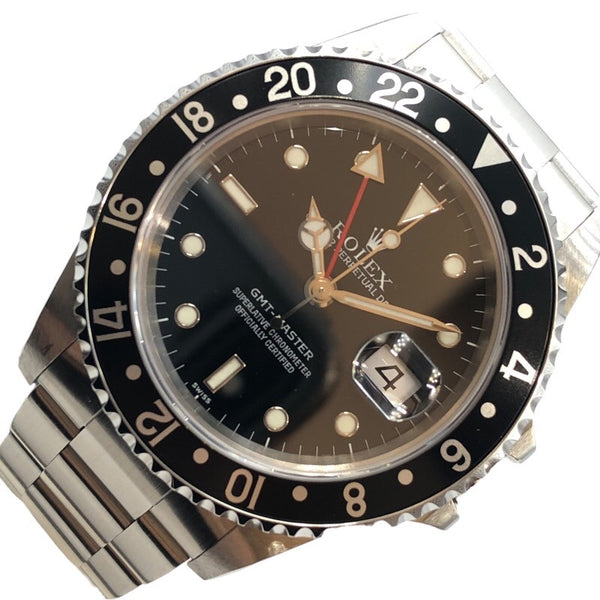 ロレックス ROLEX GMTマスター 16700 ステンレススチール メンズ 腕時計