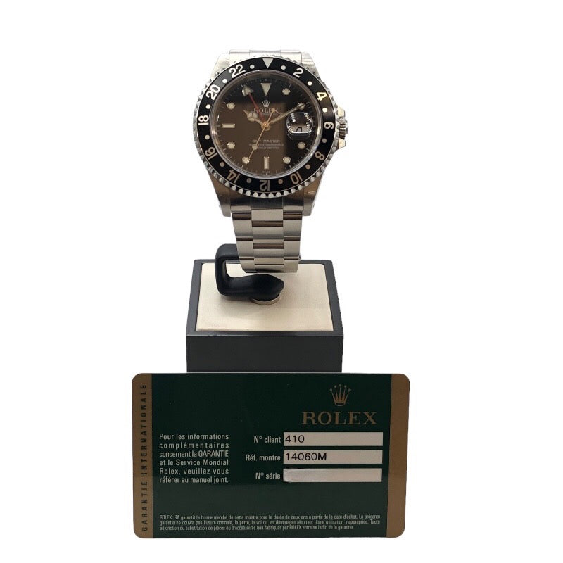 ロレックス ROLEX GMTマスター 16700 ステンレススチール メンズ 腕時計