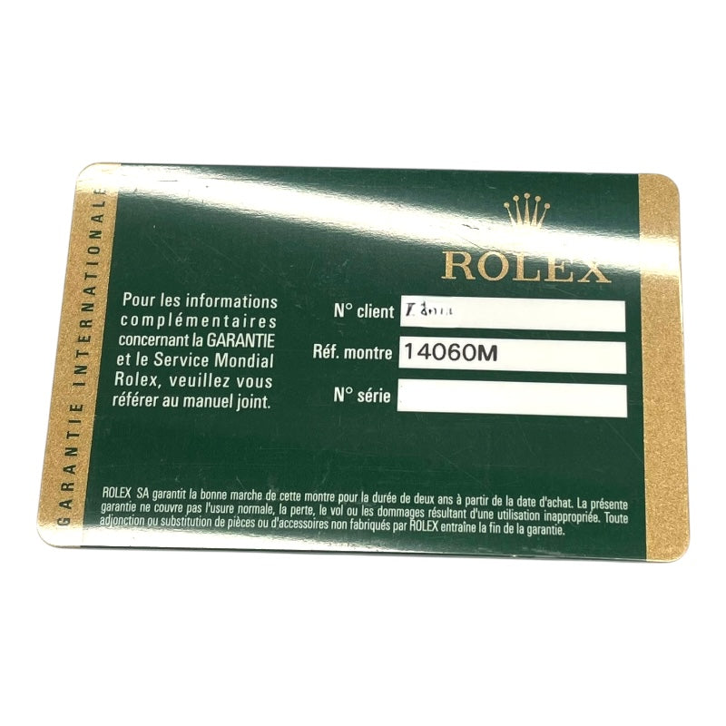ロレックス ROLEX サブマリーナ 14060M ブラック ステンレススチール SS 自動巻き メンズ 腕時計